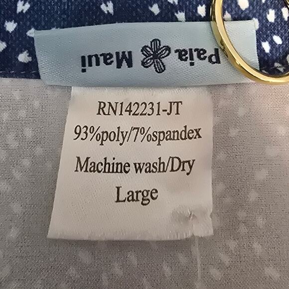 Rip Skirt Hawiian Geometic Design Adjustable Wrap Skirt Vacation Women's L - Picture 5 of 5